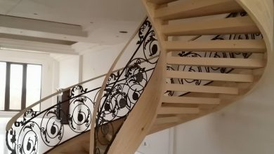 نرده فرفورژه بالکن مشکی مقاوم در فضای مرطوب