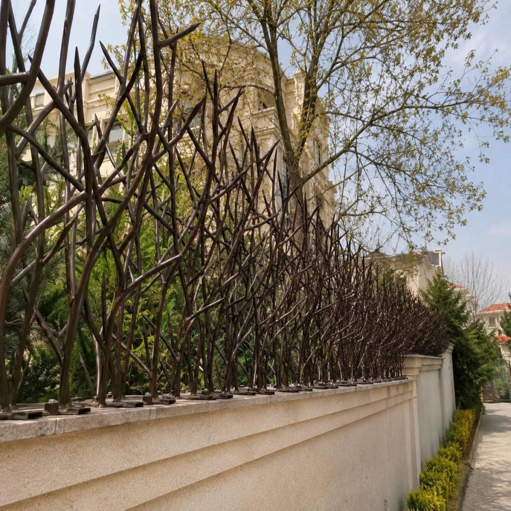 حفاظ ضد سرقت دیوار سرنیزه ای فلزی