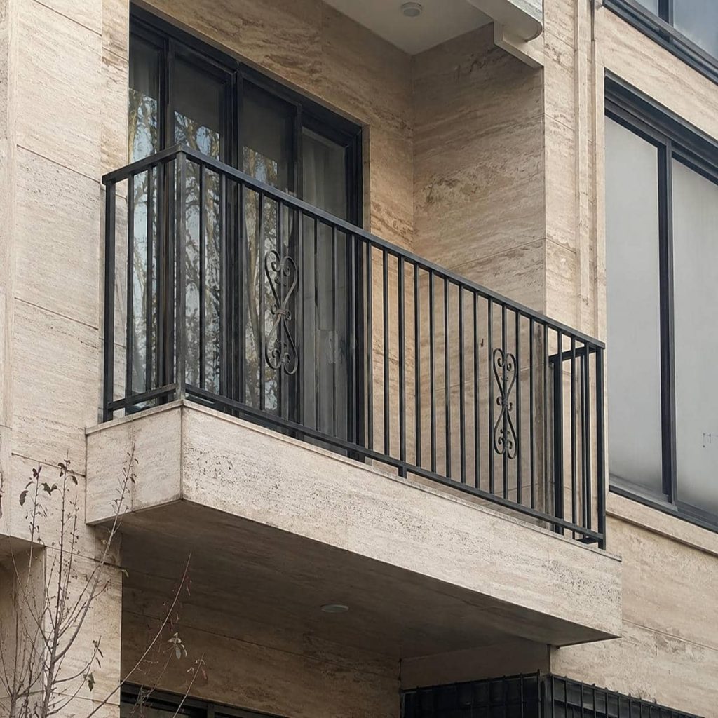 نرده پله مدرن فضای دوبلکس