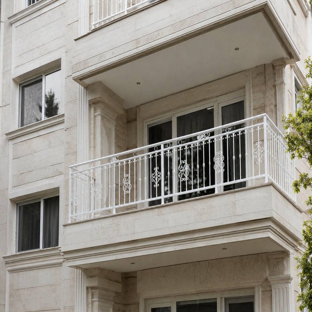 نرده کلاسیک بالکن مناسب تراس ساختمان