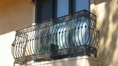 نرده بالکن با جوشکاری تمیز