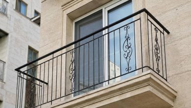 هندریل راه پله فلزی با طراحی مناسب بازسازی ساختمان