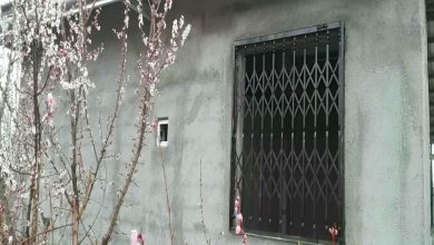حفاظ پنجره متحرک رنگی هماهنگ نما