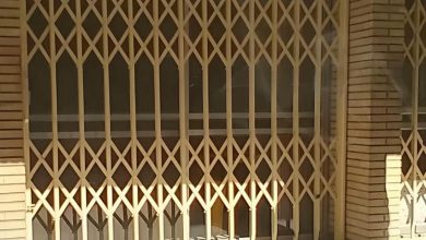 حفاظ پنجره متحرک آهنی برای ساختمان