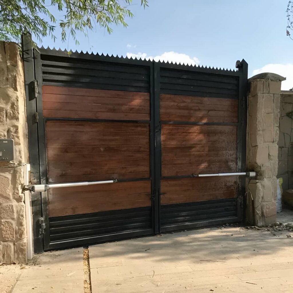 جک درب پارکینگ اردبیل بازویی مشکی