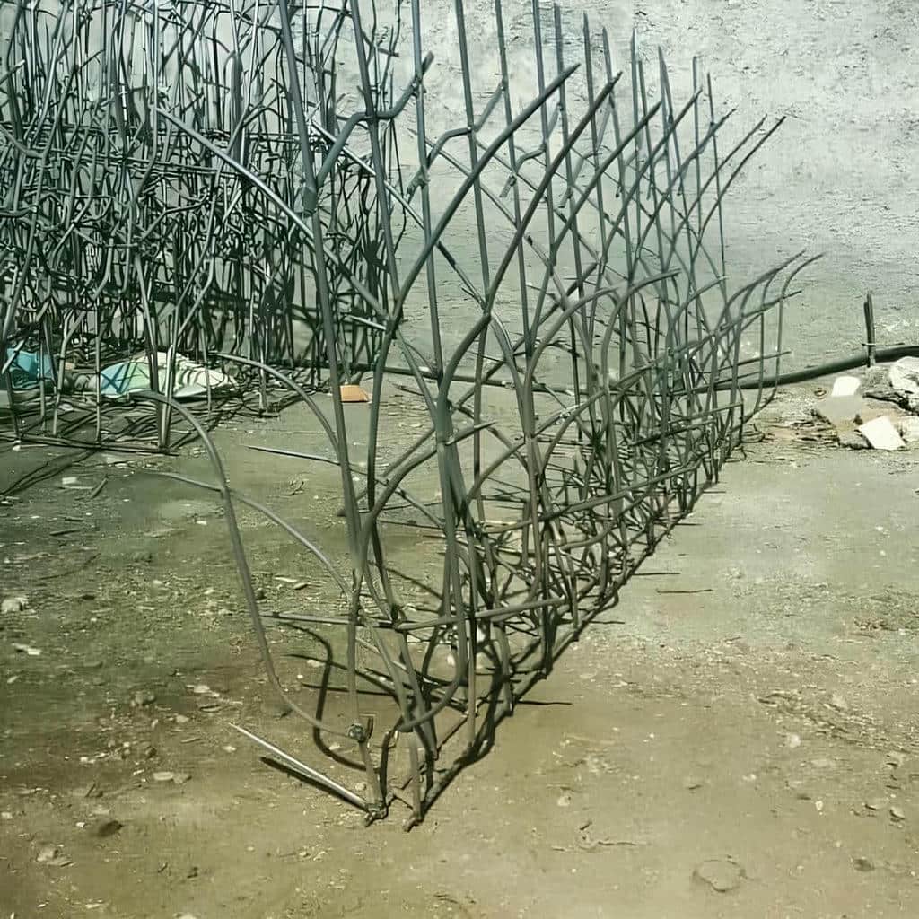 حفاظ شاخ گوزنی در یاسوج نمای فلزی