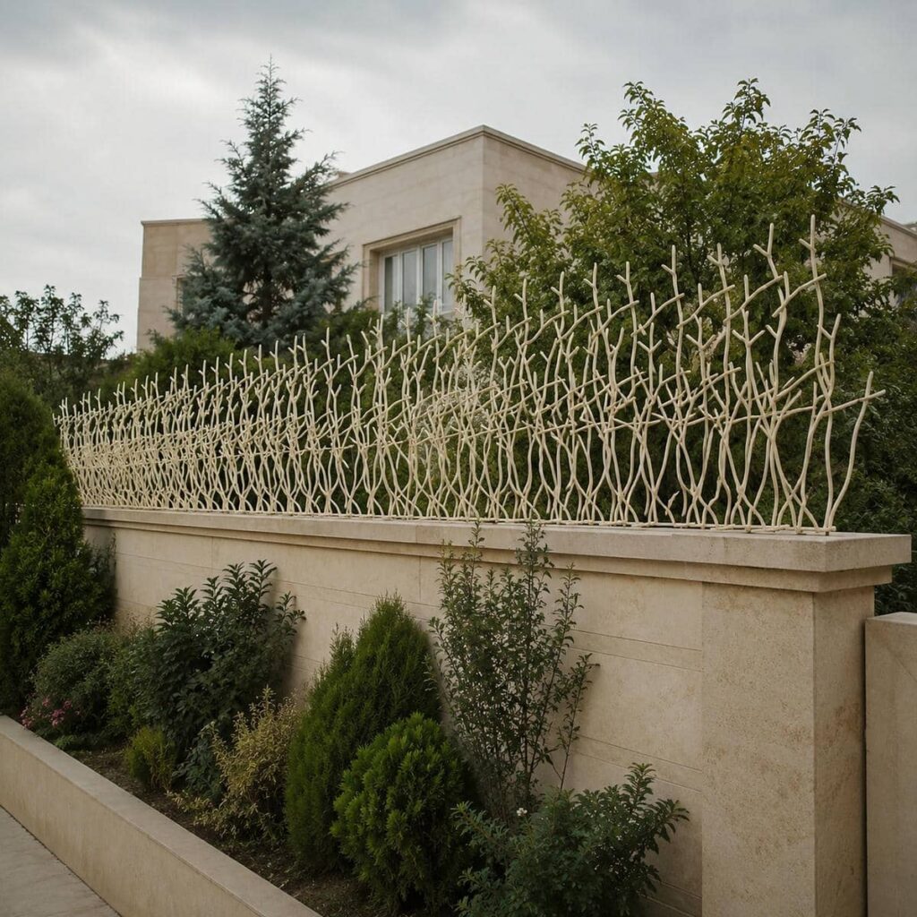 نرده حفاظ دیواری رنگ شده استان کرمان