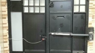 جک درب پارکینگ استان چهارمحال و بختیاری با بدنه فلزی