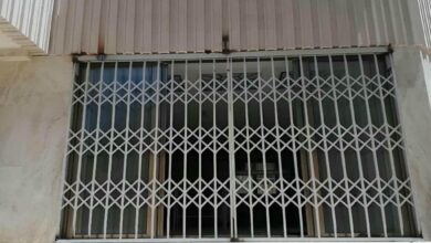 حفاظ پنجره فلزی استان خراسان شمالی با طرح ساده