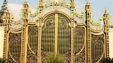 درب حیاط فلزی مدرن استان هرمزگان